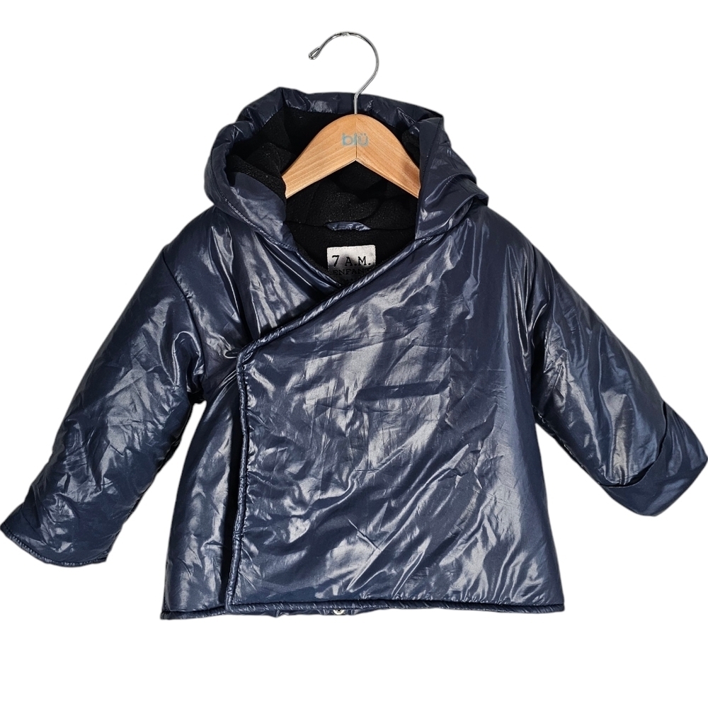 7 A.M. Enfant BagOcoat Bunting Jacket Navy 6 to 12 Months